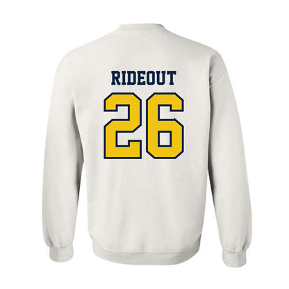 Michigan - NCAA Men's Lacrosse : Jack Rideout - Classic Shersey Crewneck Sweatshirt-1