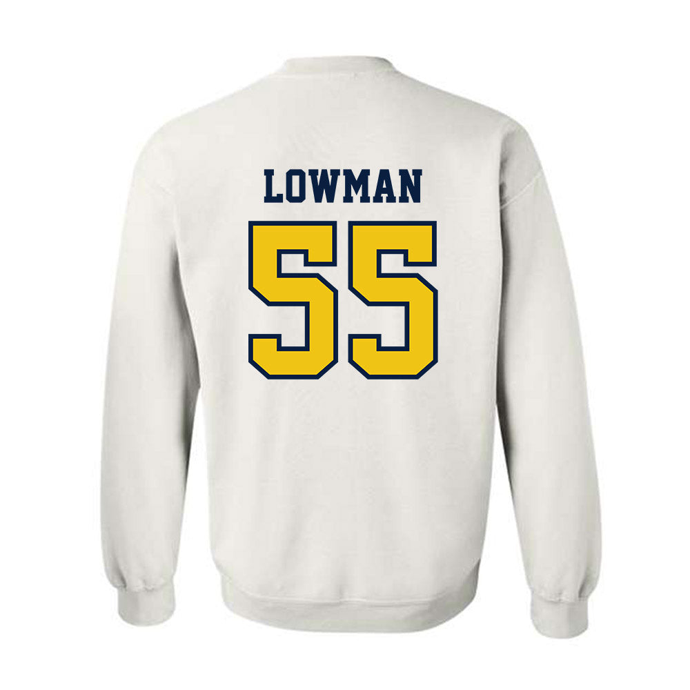 Michigan - NCAA Men's Lacrosse : Thomas Lowman - Classic Shersey Crewneck Sweatshirt-1