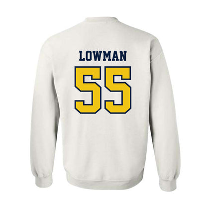 Michigan - NCAA Men's Lacrosse : Thomas Lowman - Classic Shersey Crewneck Sweatshirt-1