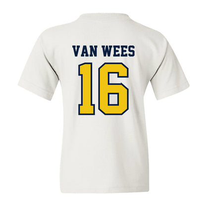 Michigan - NCAA Men's Lacrosse : Kees Van Wees - Classic Shersey Youth T-Shirt-1