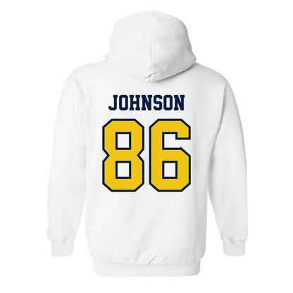 Michigan - NCAA Football : Travis Johnson - Classic Shersey Hooded Sweatshirt-1