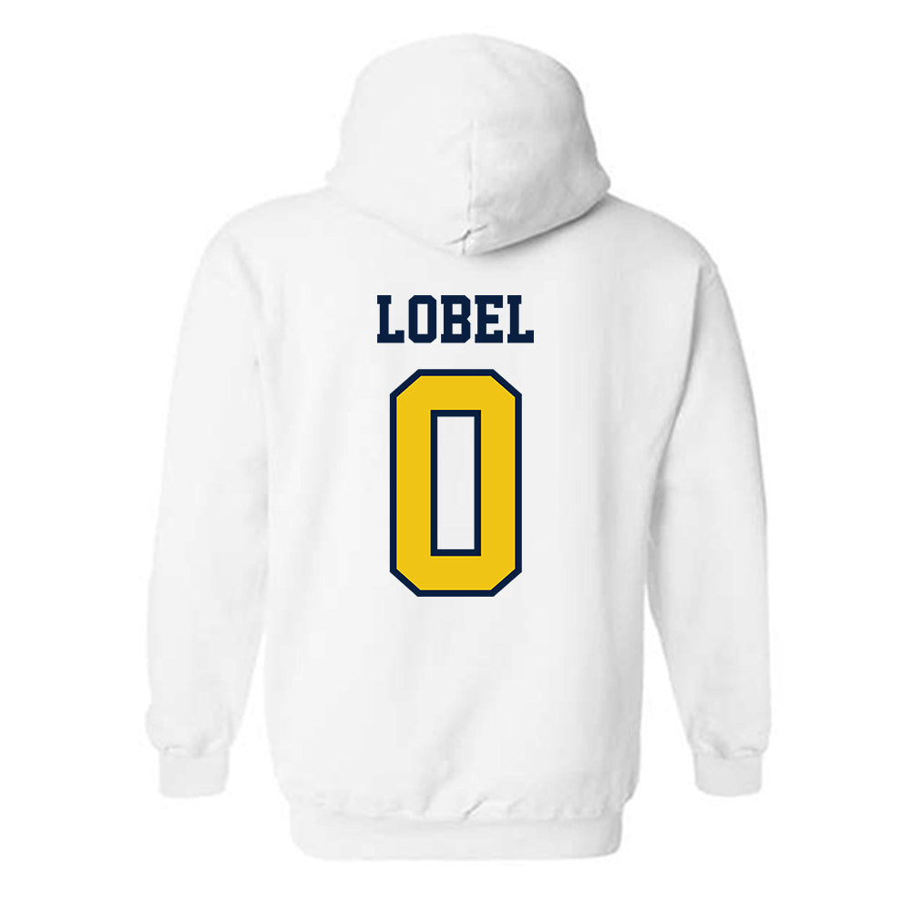 Michigan - NCAA Men's Lacrosse : Alex Lobel - Classic Shersey Hooded Sweatshirt-1