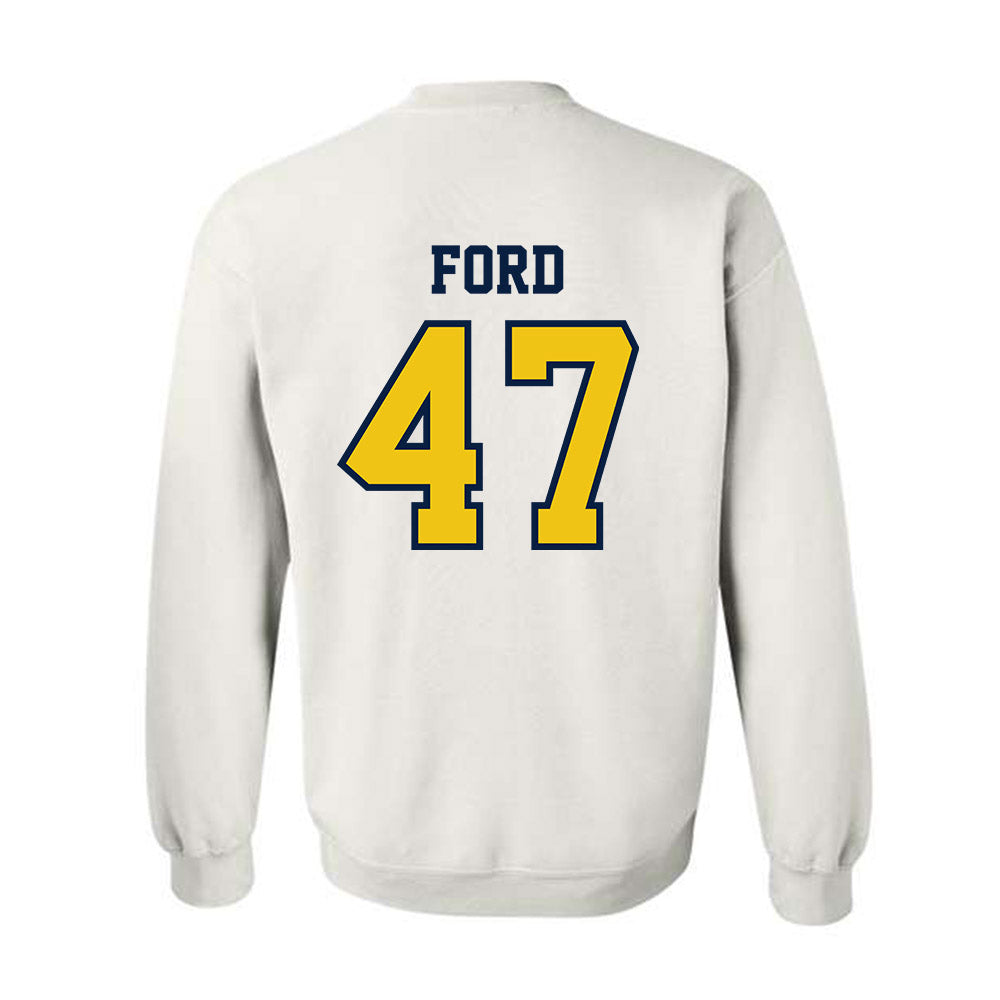Michigan - NCAA Men's Lacrosse : Josh Ford - Classic Shersey Crewneck Sweatshirt-1