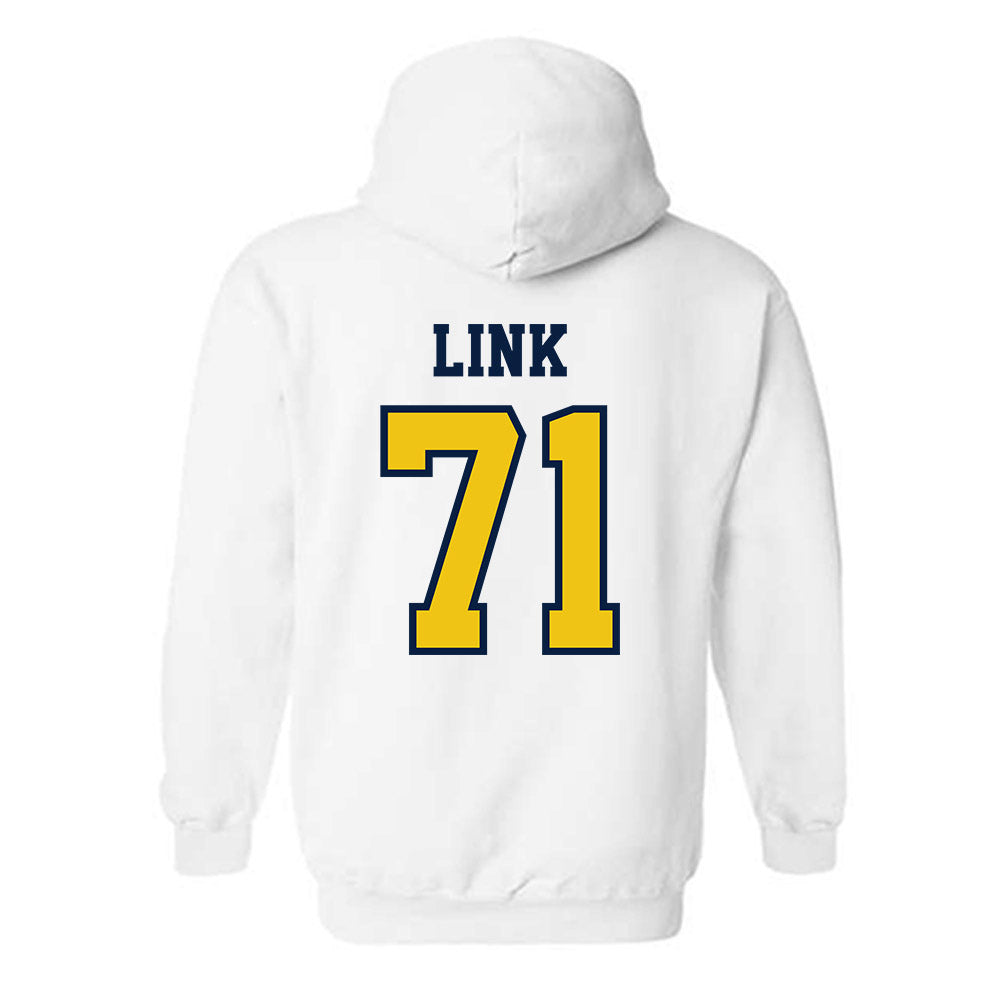 Michigan - NCAA Football : Evan Link - Classic Shersey Hooded Sweatshirt-1