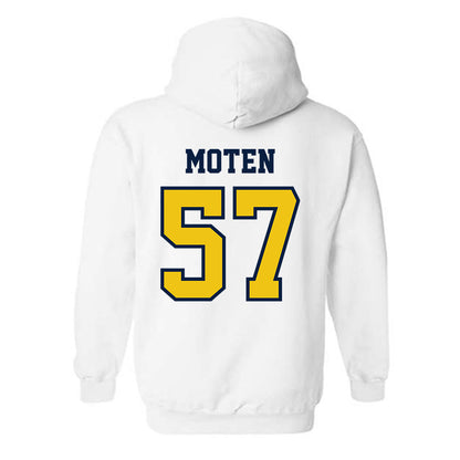 Michigan - NCAA Football : Travis Moten - Classic Shersey Hooded Sweatshirt-1