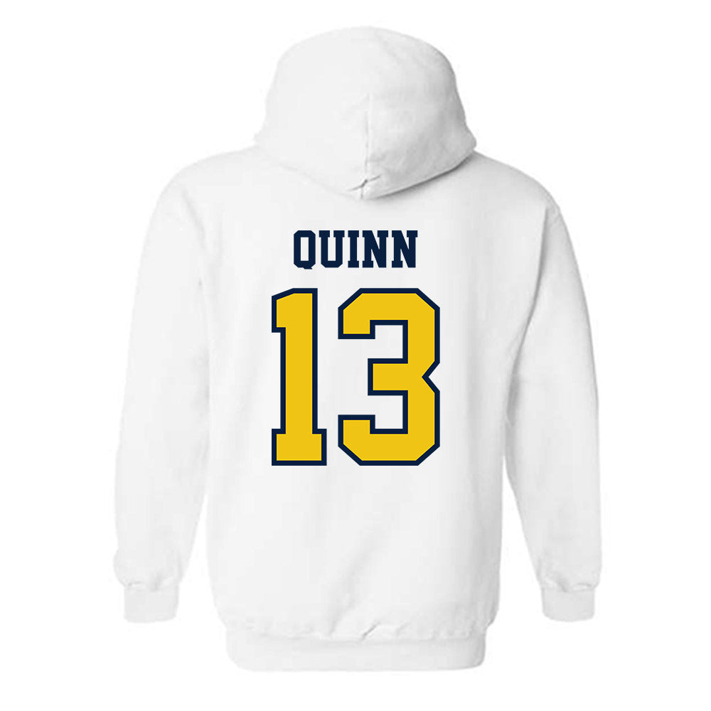 Michigan - NCAA Men's Lacrosse : Crandall Quinn - Classic Shersey Hooded Sweatshirt-1