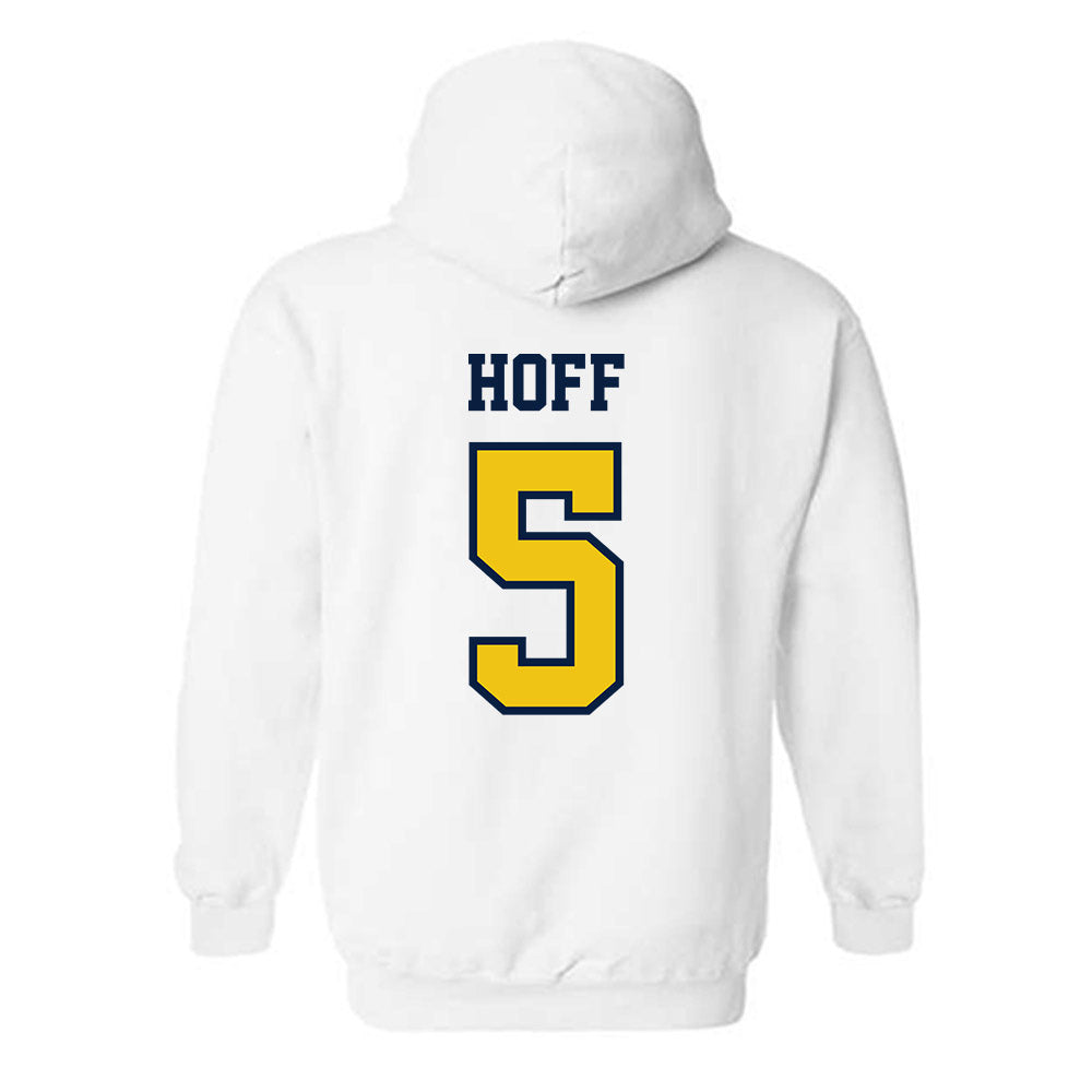 Michigan - NCAA Men's Soccer : Jens Hoff - Classic Shersey Hooded Sweatshirt-1