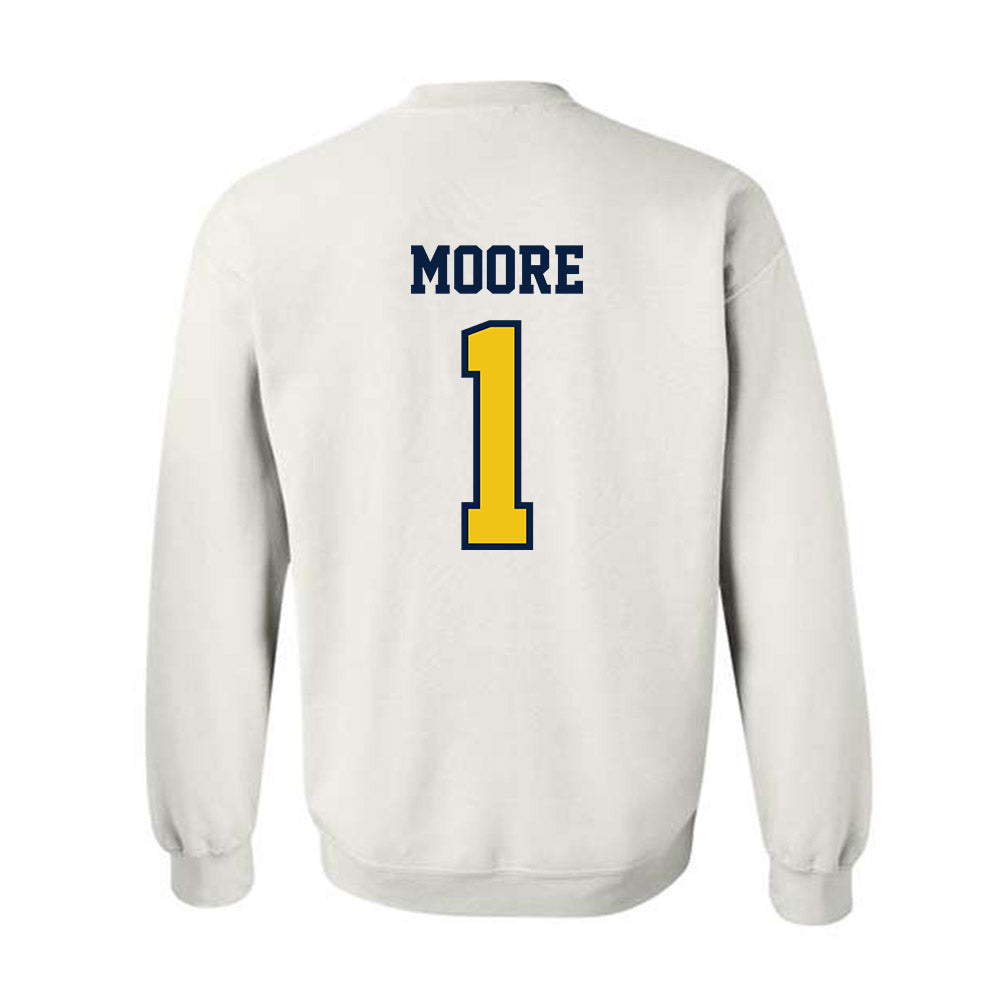 Michigan - NCAA Football : Rod Moore - Classic Shersey Crewneck Sweatshirt-1