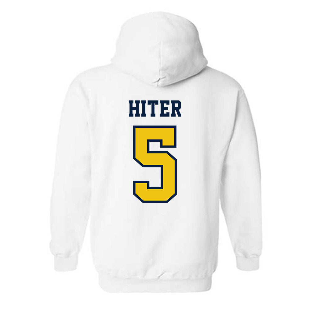 Michigan - NCAA Football : Savion Hiter - Classic Shersey Hooded Sweatshirt-1