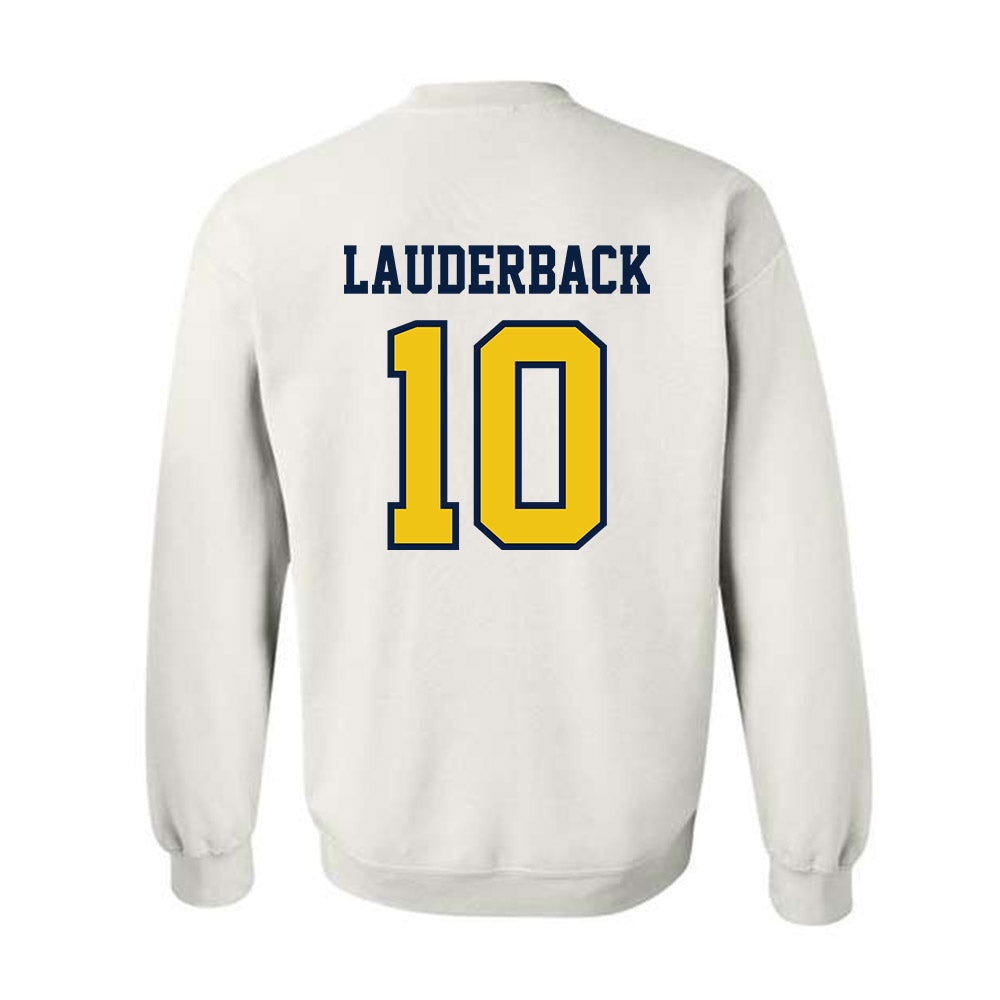 Michigan - NCAA Men's Lacrosse : Nick Lauderback - Classic Shersey Crewneck Sweatshirt-1