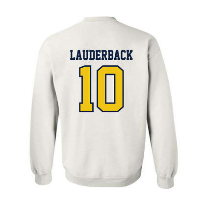 Michigan - NCAA Men's Lacrosse : Nick Lauderback - Classic Shersey Crewneck Sweatshirt-1