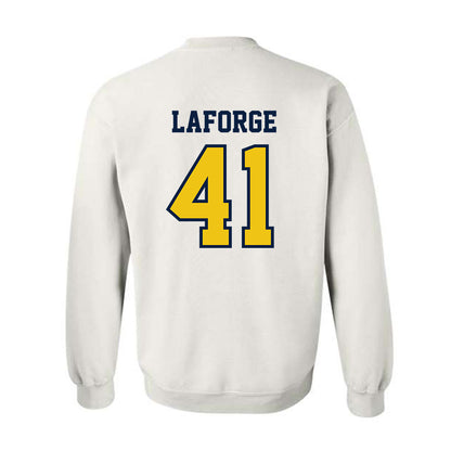 Michigan - NCAA Men's Lacrosse : Lucas Laforge - Classic Shersey Crewneck Sweatshirt-1
