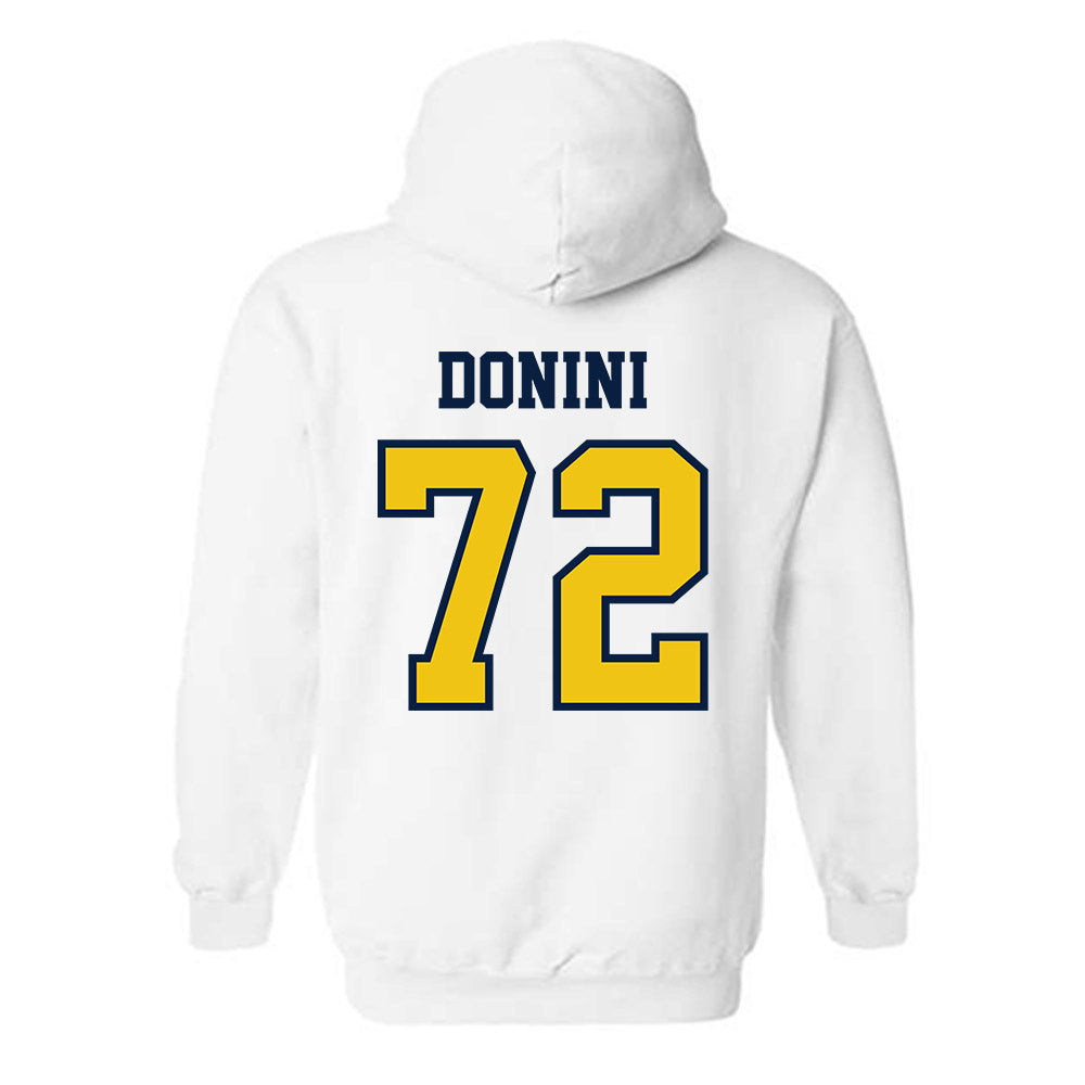 Michigan - NCAA Football : Peter Donini - Classic Shersey Hooded Sweatshirt-1