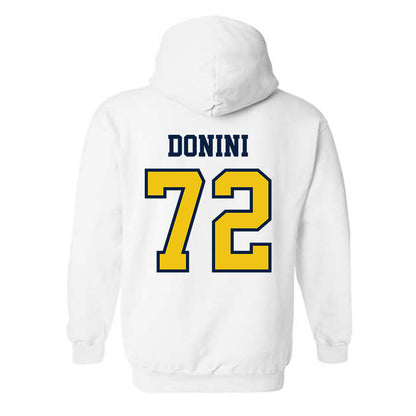 Michigan - NCAA Football : Peter Donini - Classic Shersey Hooded Sweatshirt-1