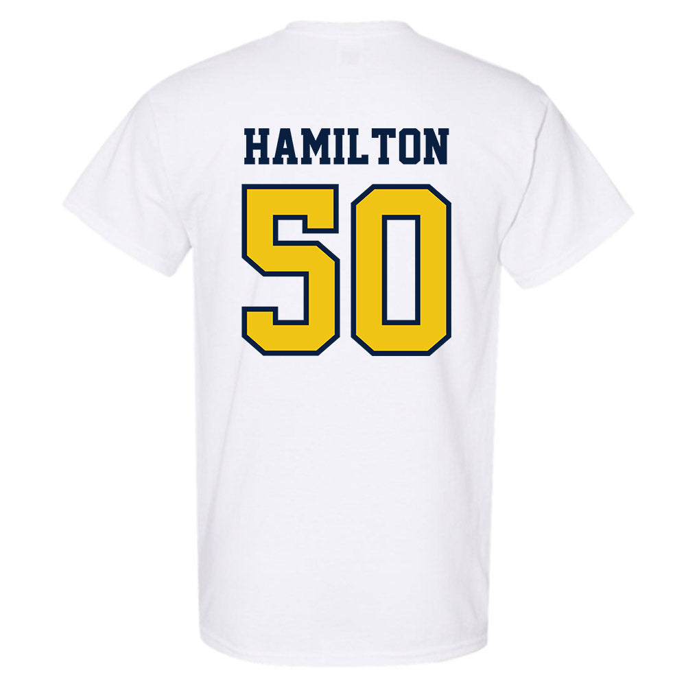 Michigan - NCAA Football : Luke Hamilton - Classic Shersey T-Shirt-1