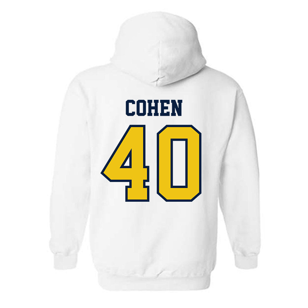 Michigan - NCAA Men's Lacrosse : Ryan Cohen - Classic Shersey Hooded Sweatshirt-1