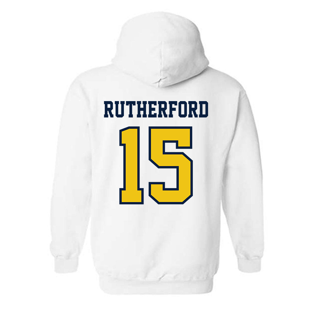 Michigan - NCAA Women's Lacrosse : Maya Rutherford - Classic Shersey Hooded Sweatshirt-1