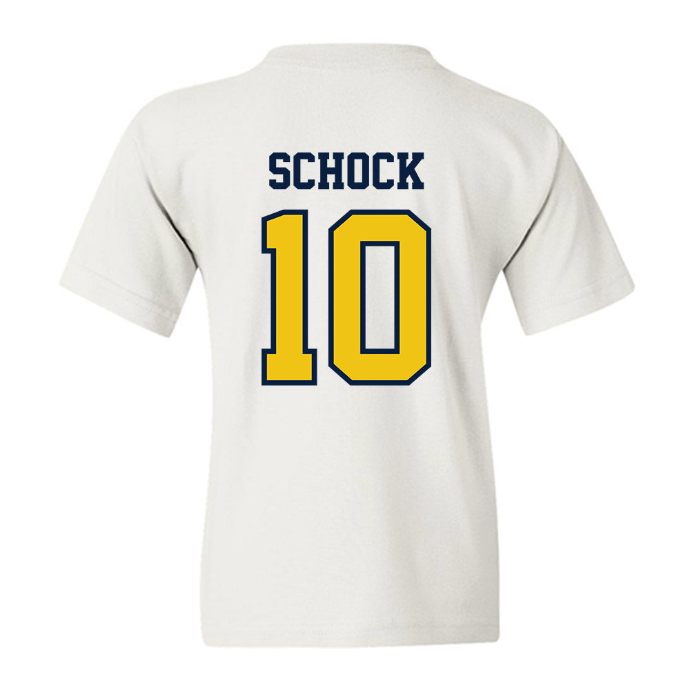 Michigan - NCAA Men's Ice Hockey : Drew Schock - Classic Shersey Youth T-Shirt-1
