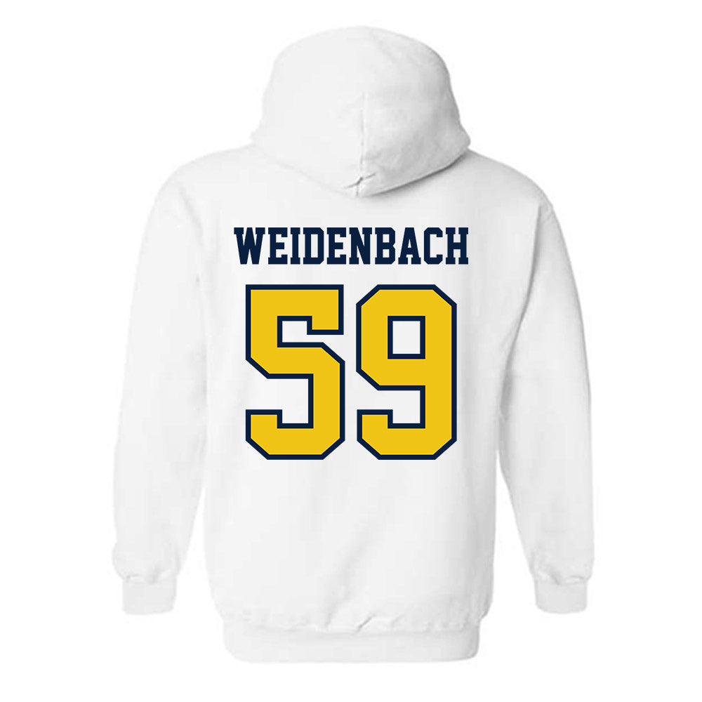 Michigan - NCAA Football : John Weidenbach - Classic Shersey Hooded Sweatshirt-1