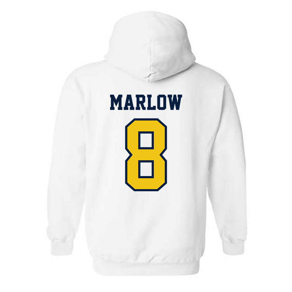 Michigan - NCAA Men's Lacrosse : Jack Marlow - Classic Shersey Hooded Sweatshirt-1
