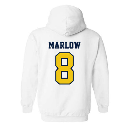 Michigan - NCAA Men's Lacrosse : Jack Marlow - Classic Shersey Hooded Sweatshirt-1