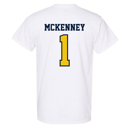 Michigan - NCAA Men's Basketball : Trey McKenney - Classic Shersey T-Shirt-1