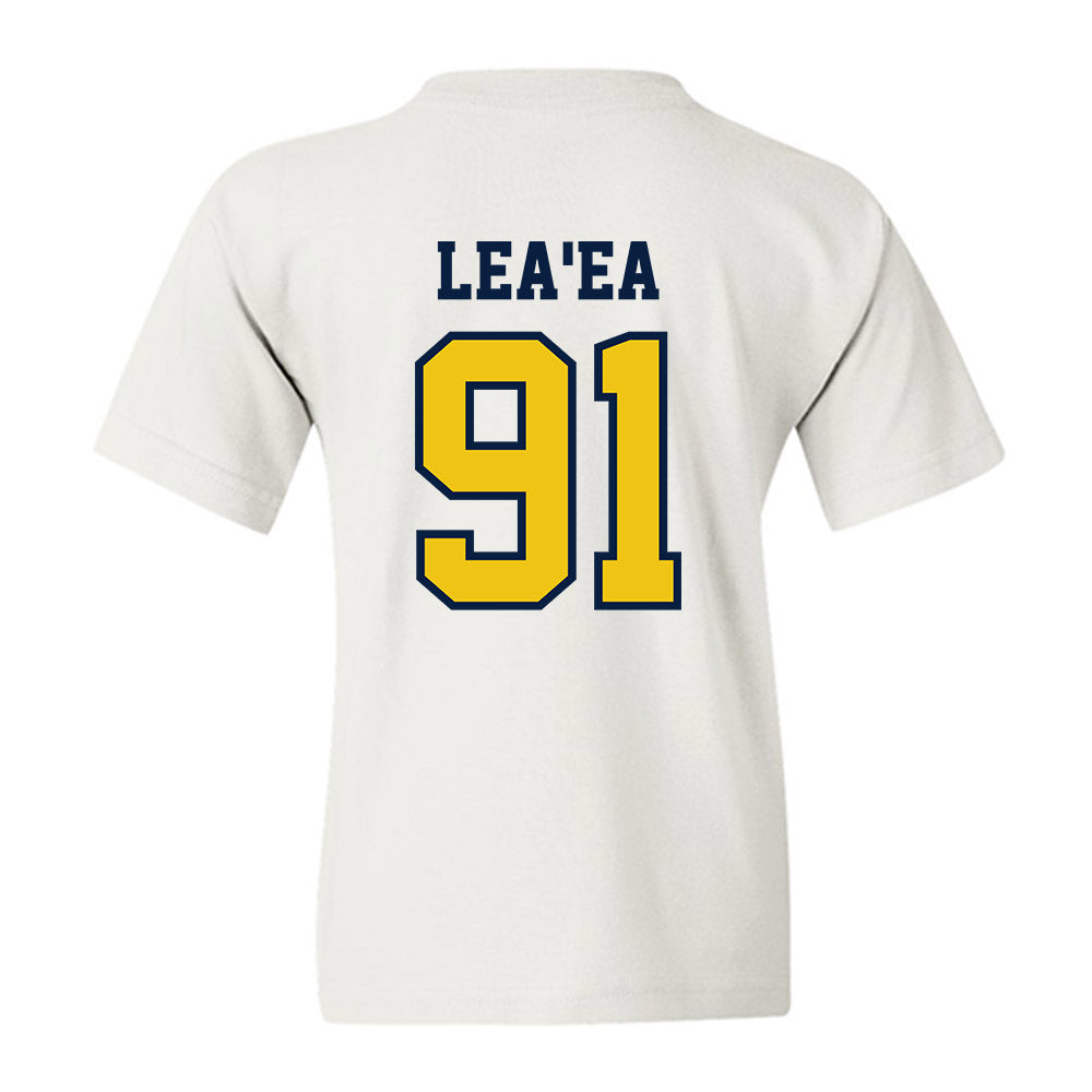 Michigan - NCAA Football : Jonah Lea'ea - Classic Shersey Youth T-Shirt-1