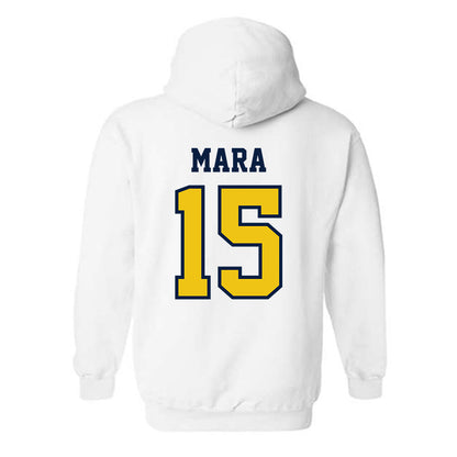 Michigan - NCAA Men's Basketball : Aday Mara - Classic Shersey Hooded Sweatshirt-1