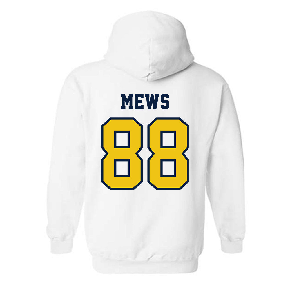 Michigan - NCAA Men's Ice Hockey : Henry Mews - Classic Shersey Hooded Sweatshirt-1