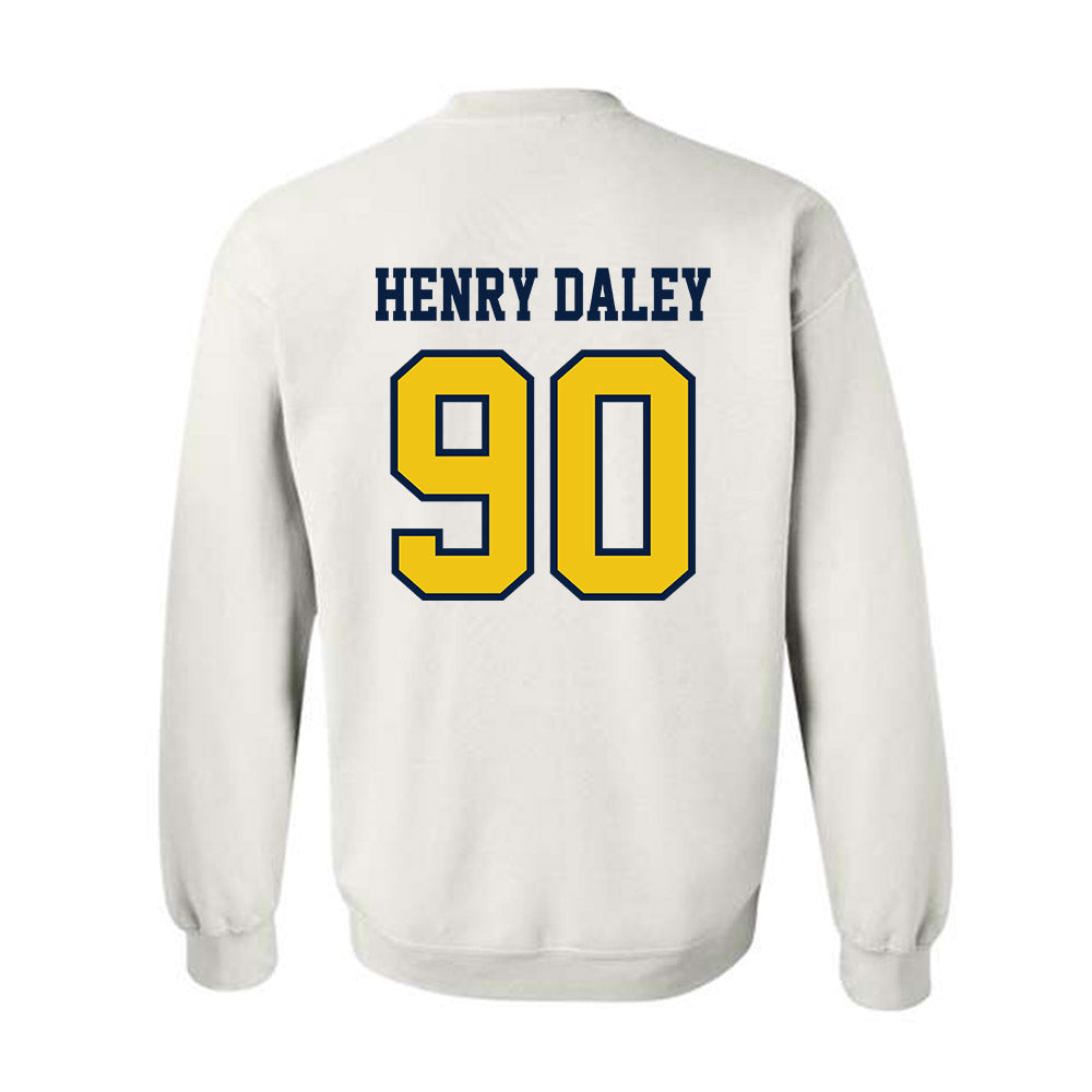Michigan - NCAA Football : John Henry Daley - Classic Shersey Crewneck Sweatshirt-1