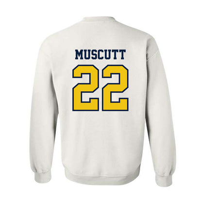 Michigan - NCAA Men's Ice Hockey : Kason Muscutt - Classic Shersey Crewneck Sweatshirt-1
