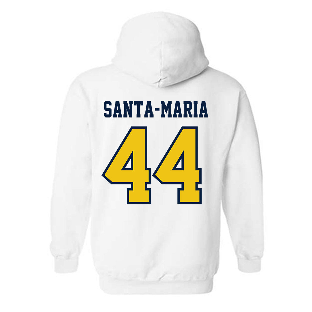 Michigan - NCAA Women's Lacrosse : Maya Santa-Maria - Classic Shersey Hooded Sweatshirt-1