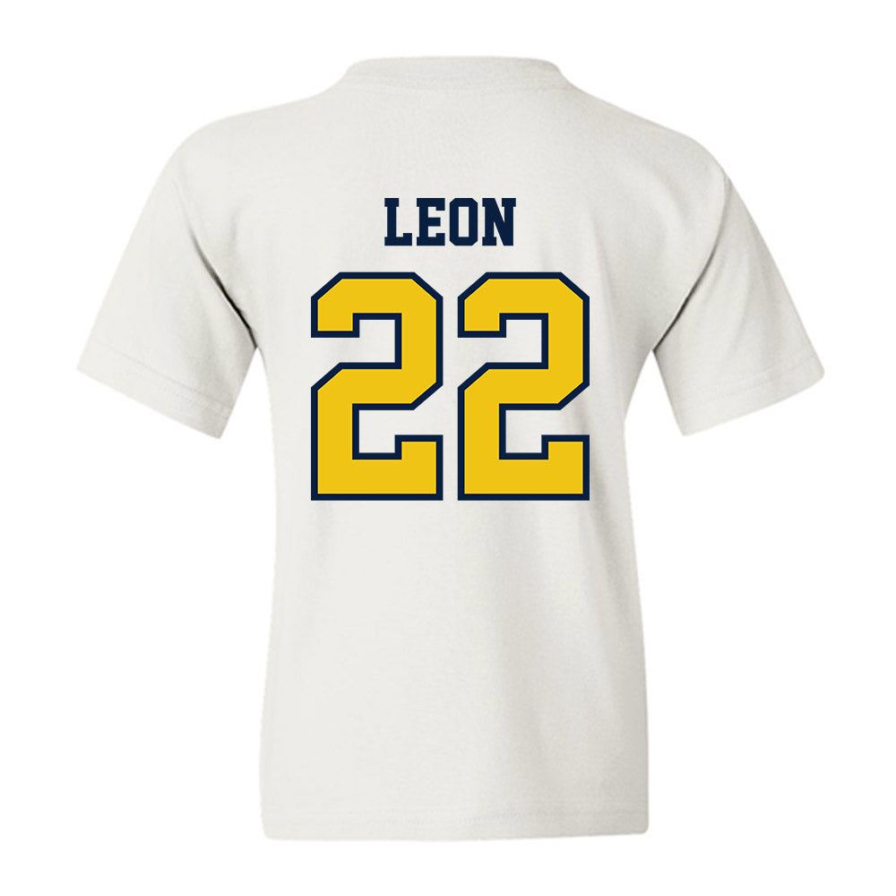 Michigan - NCAA Men's Soccer : Michael Leon - Classic Shersey Youth T-Shirt-1
