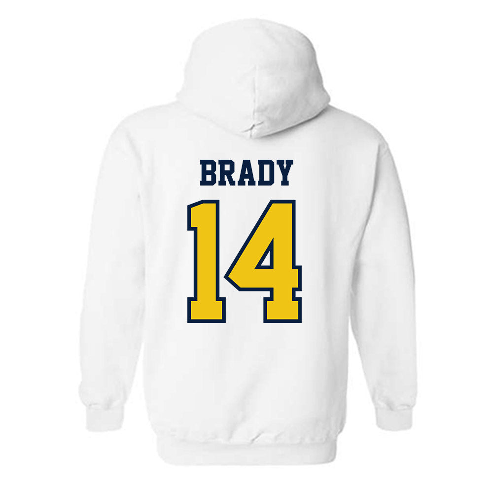 Michigan - NCAA Women's Volleyball : Hannah Brady - Classic Shersey Hooded Sweatshirt-1