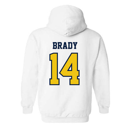Michigan - NCAA Women's Volleyball : Hannah Brady - Classic Shersey Hooded Sweatshirt-1