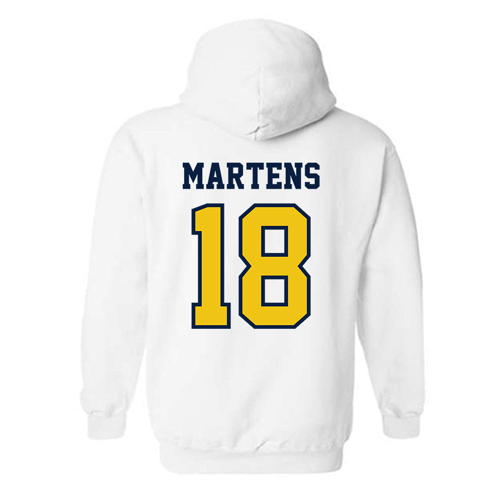 Michigan - NCAA Men's Soccer : Zachary Martens - Classic Shersey Hooded Sweatshirt-1
