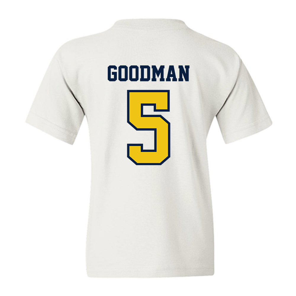 Michigan - NCAA Men's Basketball : Oscar Goodman - Classic Shersey Youth T-Shirt-1
