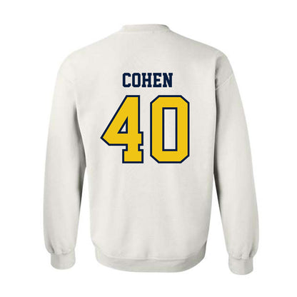 Michigan - NCAA Men's Lacrosse : Ryan Cohen - Classic Shersey Crewneck Sweatshirt-1
