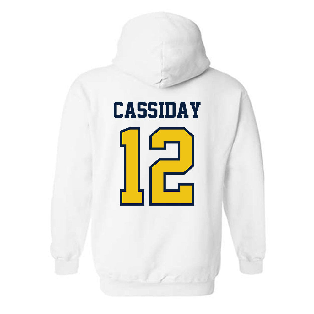 Michigan - NCAA Men's Soccer : Nicholas Cassiday - Classic Shersey Hooded Sweatshirt-1