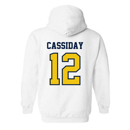 Michigan - NCAA Men's Soccer : Nicholas Cassiday - Classic Shersey Hooded Sweatshirt-1