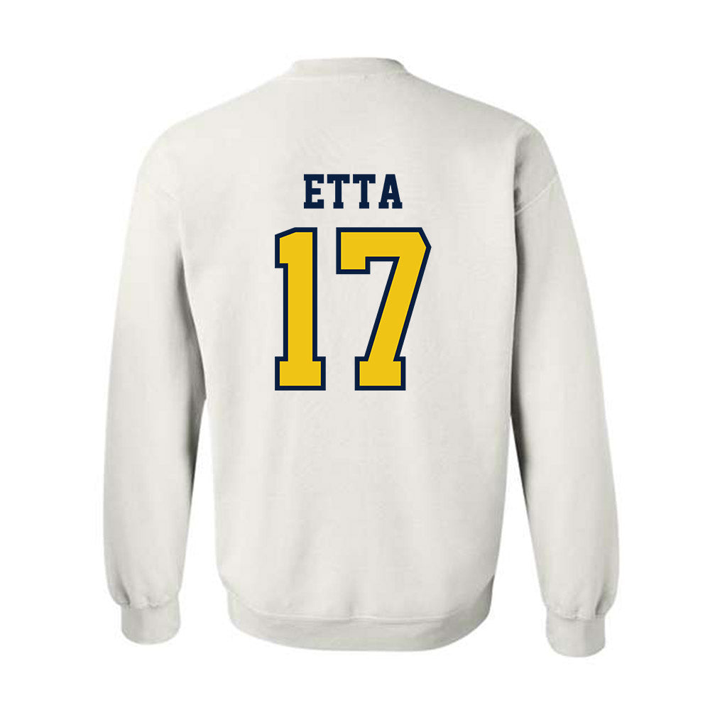 Michigan - NCAA Football : Enow Etta - Classic Shersey Crewneck Sweatshirt-1