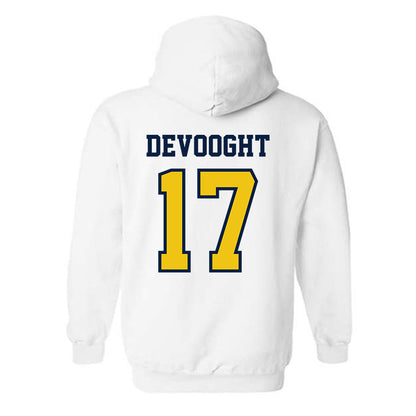 Michigan - NCAA Baseball : Gavin DeVooght - Classic Shersey Hooded Sweatshirt-1