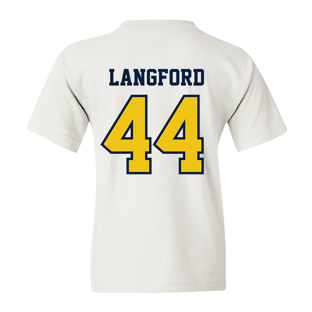 Michigan - NCAA Softball : Indiana Langford - Classic Shersey Youth T-Shirt-1