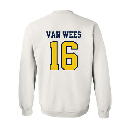Michigan - NCAA Men's Lacrosse : Kees Van Wees - Classic Shersey Crewneck Sweatshirt-1