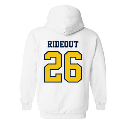 Michigan - NCAA Men's Lacrosse : Jack Rideout - Classic Shersey Hooded Sweatshirt-1
