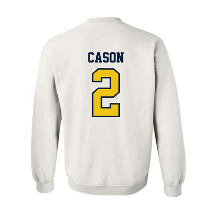 Michigan - NCAA Men's Basketball : Lorenzo Cason - Classic Shersey Crewneck Sweatshirt-1