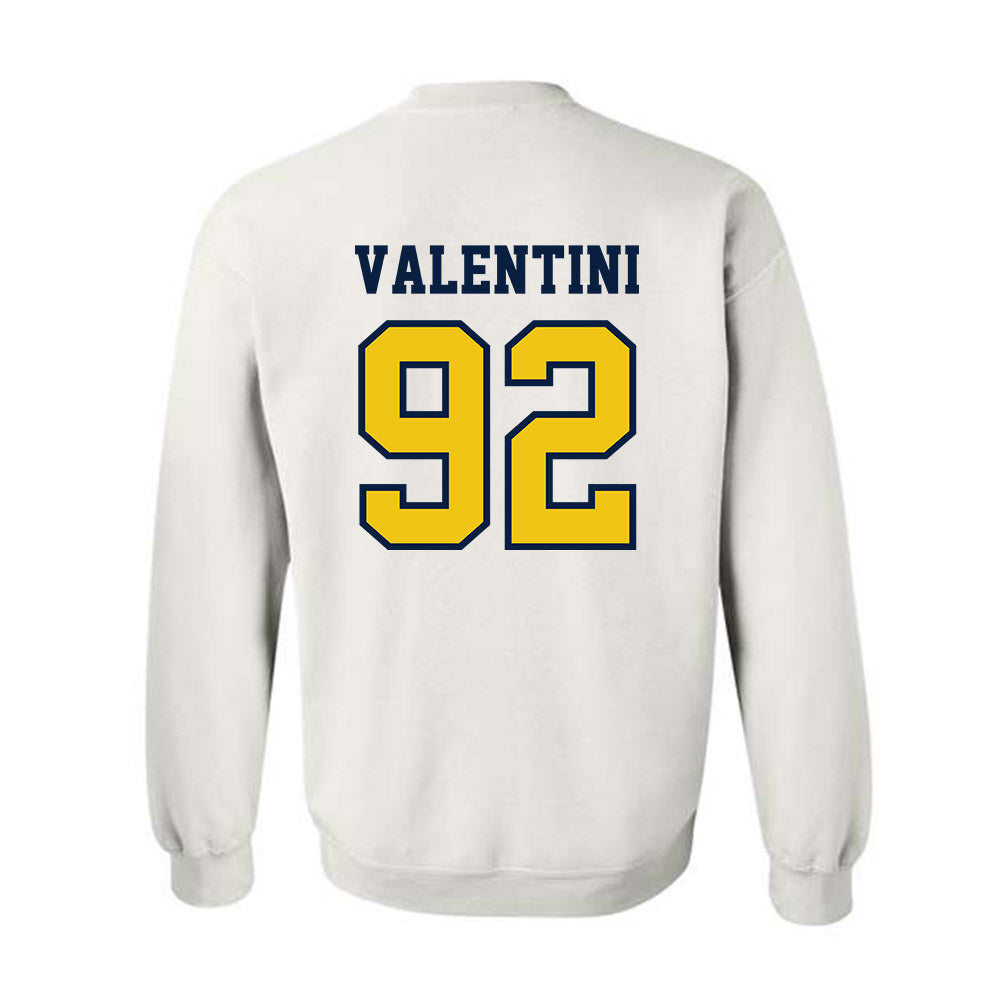 Michigan - NCAA Men's Ice Hockey : Adam Valentini - Classic Shersey Crewneck Sweatshirt-1