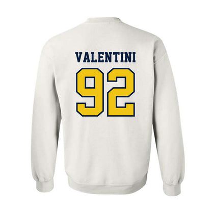 Michigan - NCAA Men's Ice Hockey : Adam Valentini - Classic Shersey Crewneck Sweatshirt-1