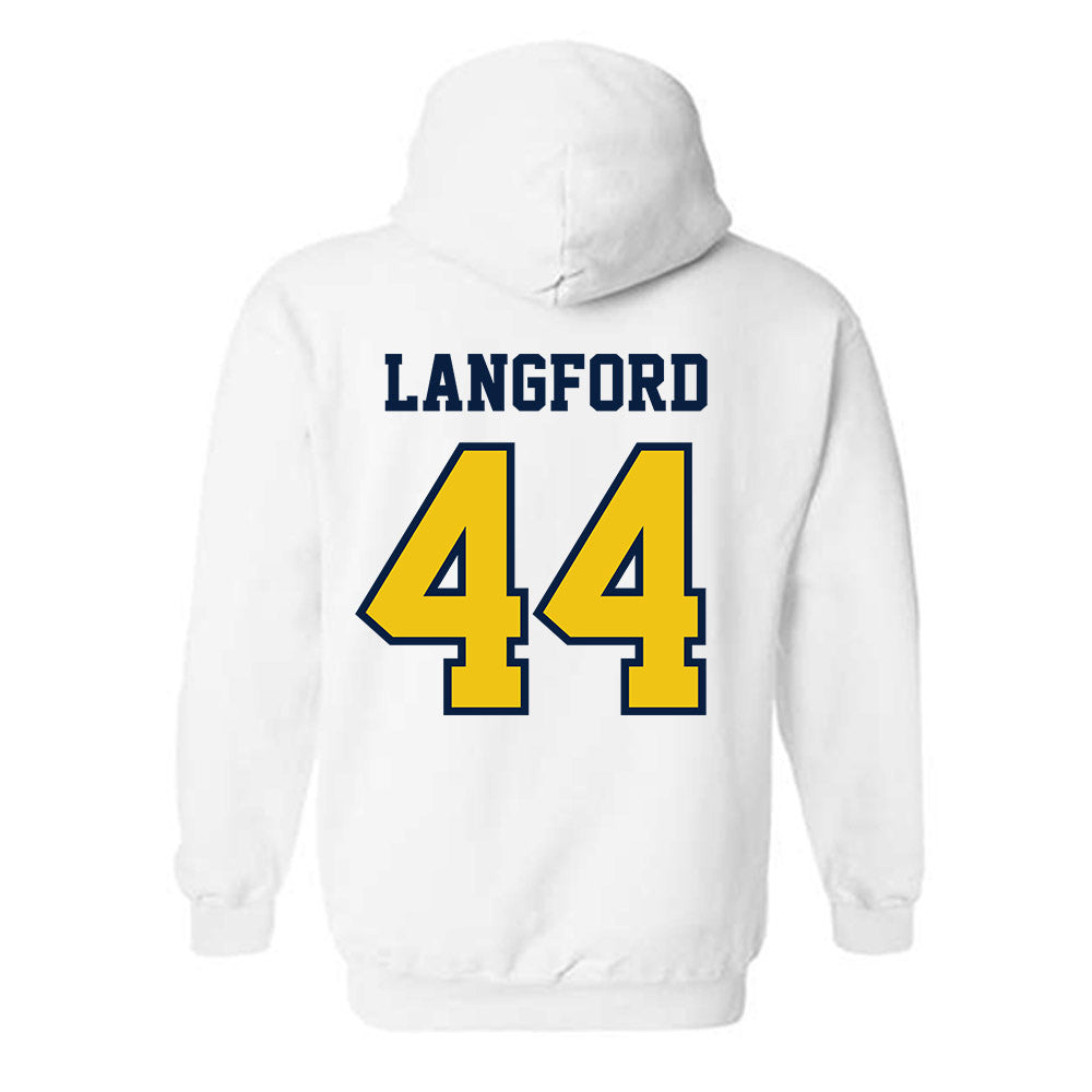 Michigan - NCAA Softball : Indiana Langford - Classic Shersey Hooded Sweatshirt-1
