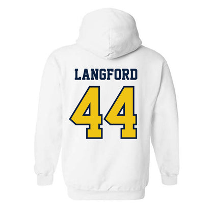 Michigan - NCAA Softball : Indiana Langford - Classic Shersey Hooded Sweatshirt-1